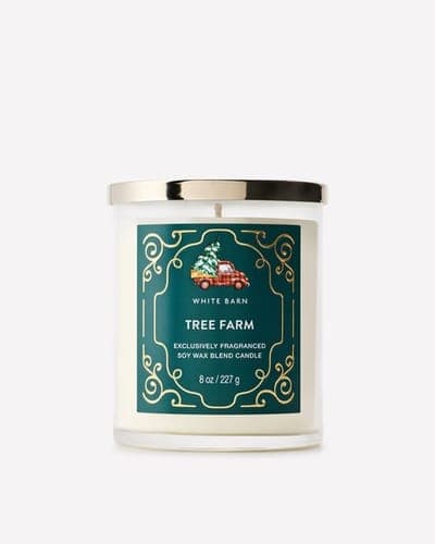 Tree Farm Single Wick Candle 1
