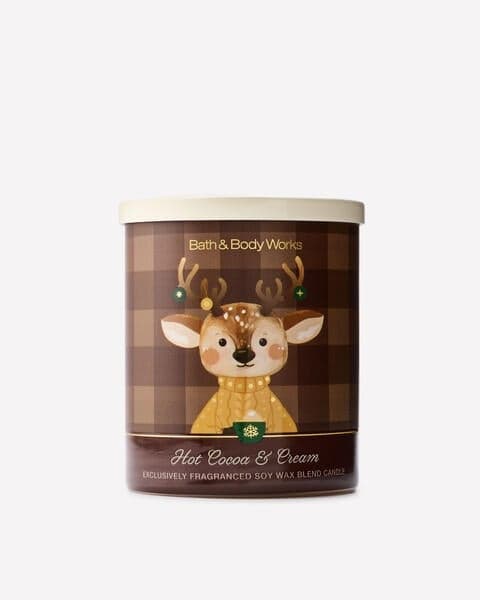 Hot Cocoa & Cream Single Wick Candle