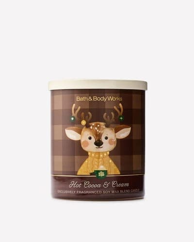 Hot Cocoa & Cream Single Wick Candle 1