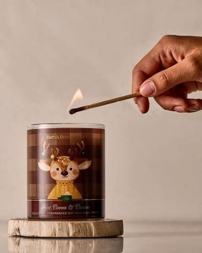 Hot Cocoa & Cream Single Wick Candle 4