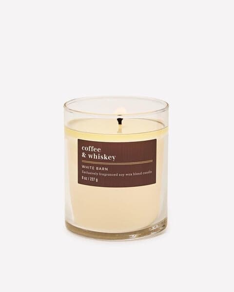 Coffee & Whiskey Single Wick Candle