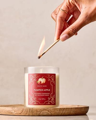 Pumpkin Apple Single Wick Candle 4