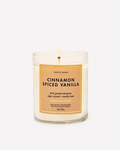 Cinnamon Spiced Vanilla Single Wick Candle 1