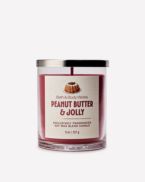 Peanut Butter & Jolly Single Wick Candle