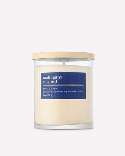 Mahogany Coconut Single Wick Candle 1