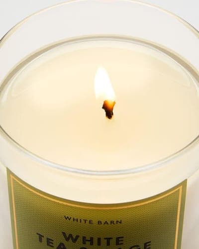 White Tea & Sage Single Wick Candle 4
