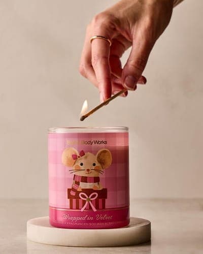 Wrapped in Velvet Single Wick Candle 3