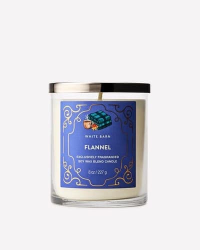 Flannel Single Wick Candle 1