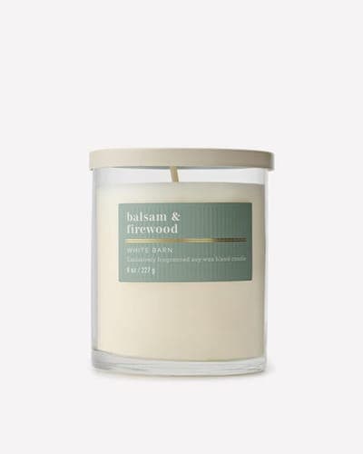 Balsam & Firewood Single Wick Candle 1