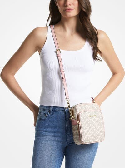 Jet Set Travel Medium Logo Crossbody Bag 12