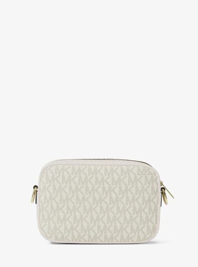 Michael Kors Outlet Jet Set Small Signature Logo Camera Crossbody Bag 3