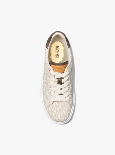 Romey Two-Tone Logo Platform Sneaker 10