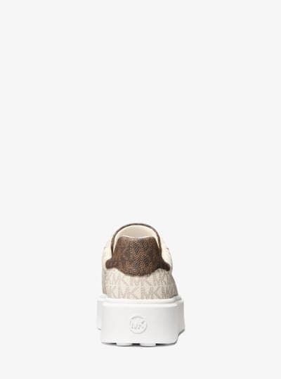 Romey Two-Tone Logo Platform Sneaker 16