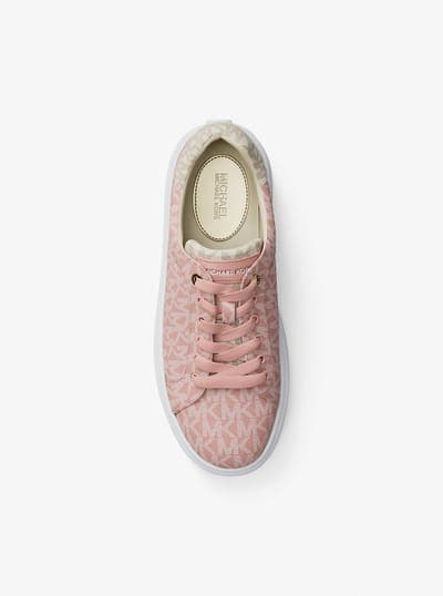 Romey Two-Tone Logo Platform Sneaker 27