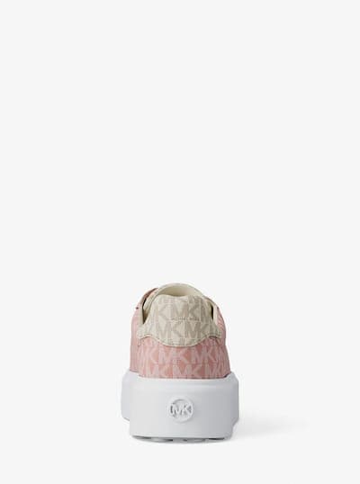 Romey Two-Tone Logo Platform Sneaker 26