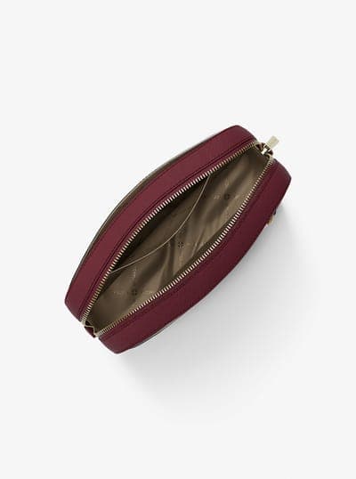Jet Set Large Saffiano Leather Crossbody Bag 11