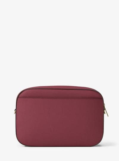 Jet Set Large Saffiano Leather Crossbody Bag 12