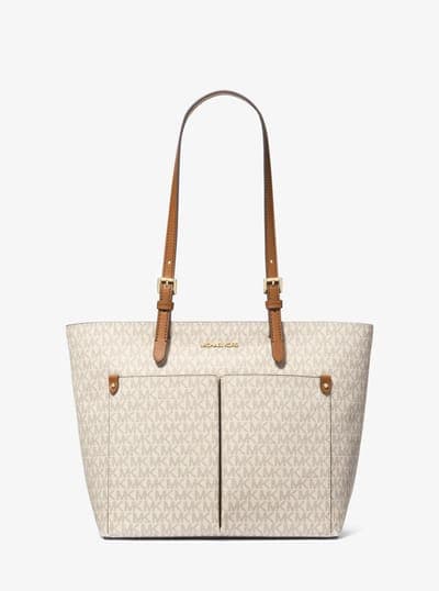 Jet Set Medium Logo Pocket Tote Bag 4
