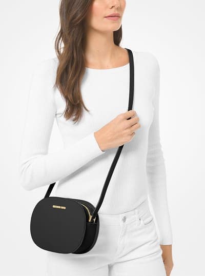 Jet Set Travel Medium Saffiano Leather Crossbody Bag 6