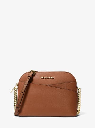 Michael Kors Outlet Jet Set Travel Medium Dome Crossbody Bag 7