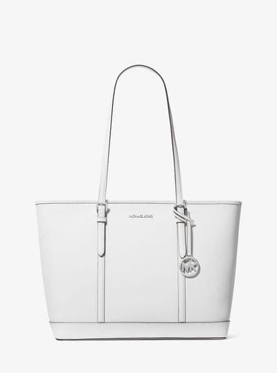 Jet Set Travel Large Saffiano Leather Tote Bag 7