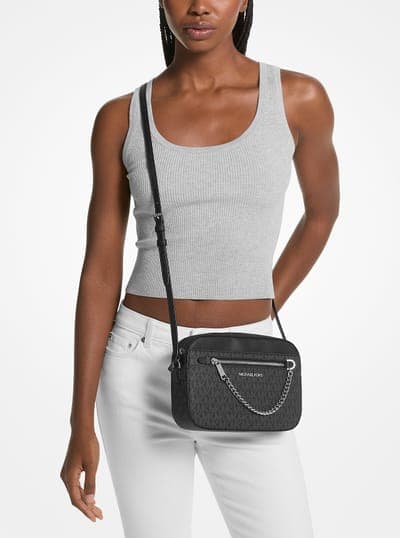 Jet Set Large Logo Crossbody Bag 4