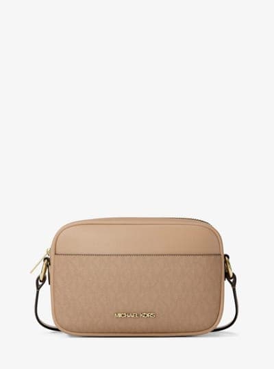 Jet Set Small Signature Logo Camera Crossbody Bag 6