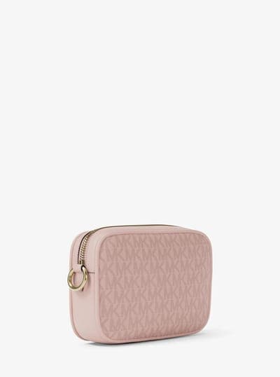 Jet Set Small Signature Logo Camera Crossbody Bag 5