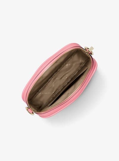 Jet Set Small Signature Logo Camera Crossbody Bag 12