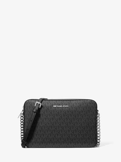 Jet Set Large Logo Crossbody Bag 1
