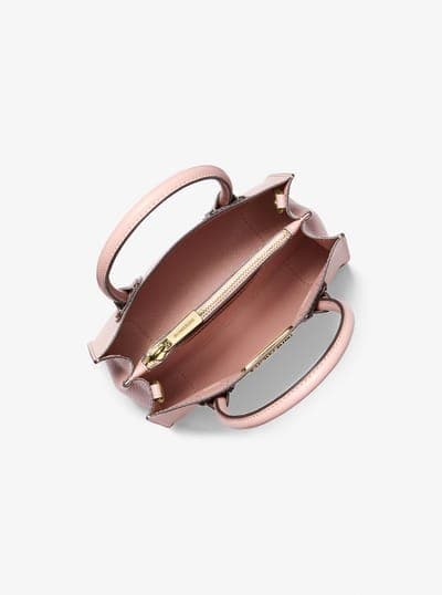 Mercer Medium Two-Tone Pebbled Leather Crossbody Bag 2