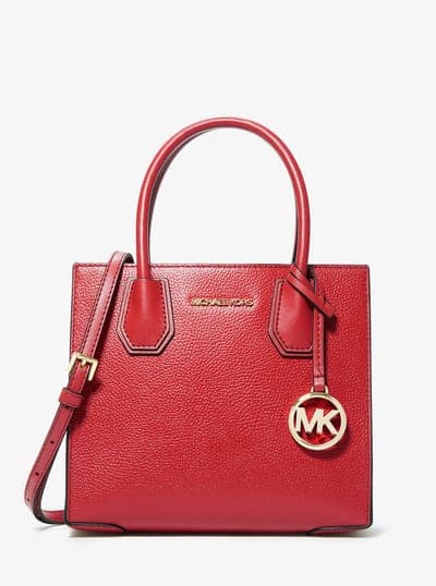 Mercer Medium Pebbled Leather Crossbody Bag 1