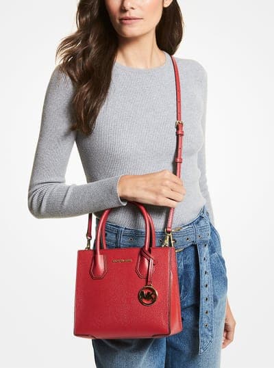 Mercer Medium Pebbled Leather Crossbody Bag 3