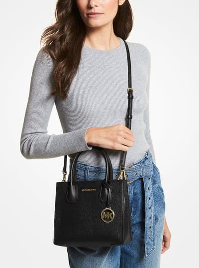Mercer Medium Pebbled Leather Crossbody Bag 6