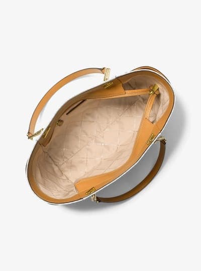Jet Set Large Signature Logo Shoulder Bag 15