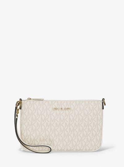 Jet Set Small Signature Logo Convertible Wristlet 6