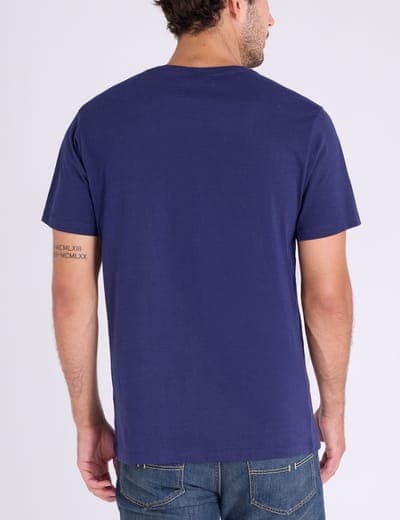 COLOR BLOCK CHEST WORDMARK JERSEY T-SHIRT 5
