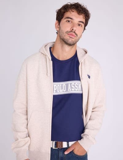 COLOR BLOCK CHEST WORDMARK JERSEY T-SHIRT 6