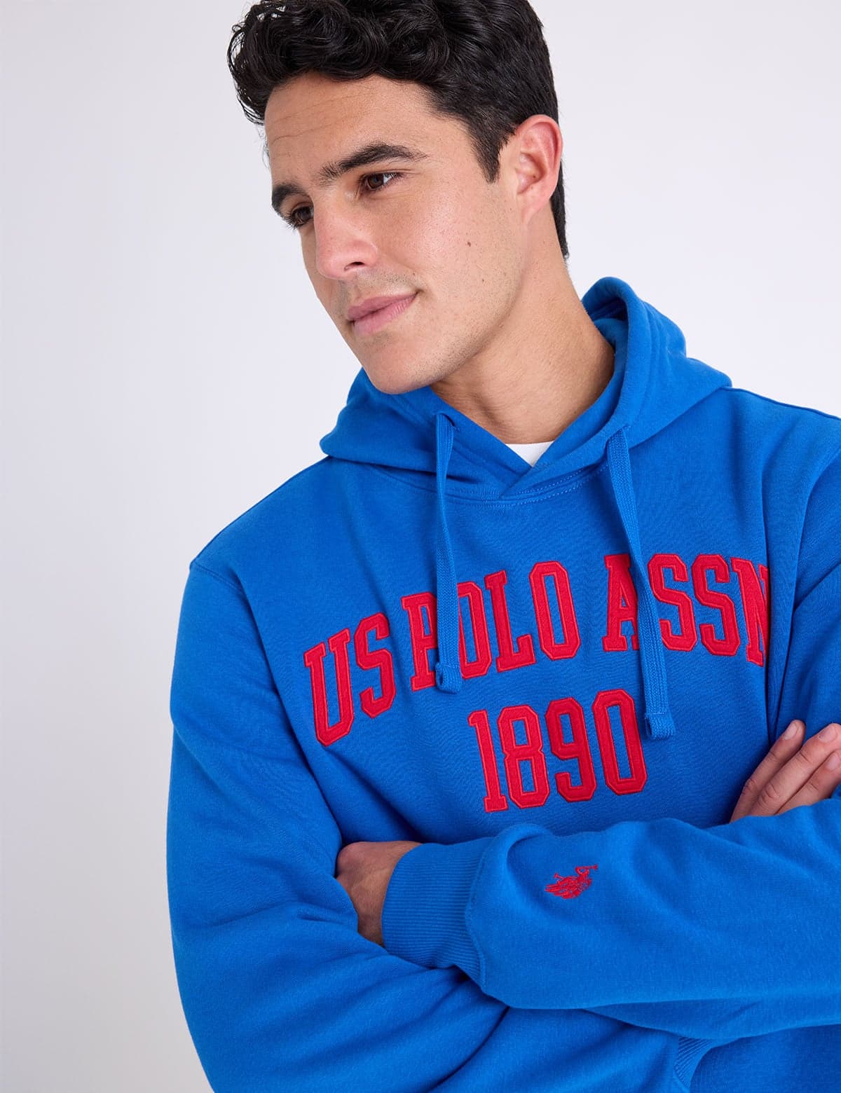 WORDMARK APPLIQUE FLEECE PULLOVER HOODIE
