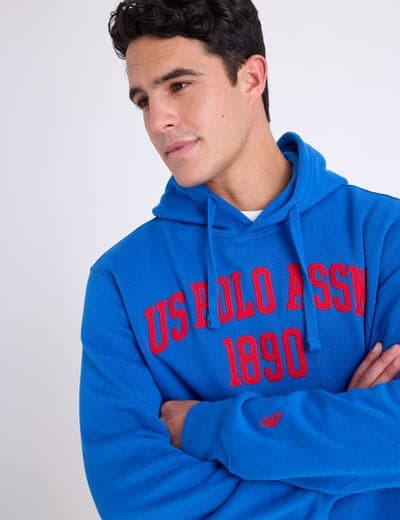 WORDMARK APPLIQUE FLEECE PULLOVER HOODIE 1