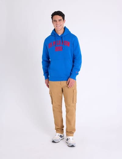 WORDMARK APPLIQUE FLEECE PULLOVER HOODIE 4