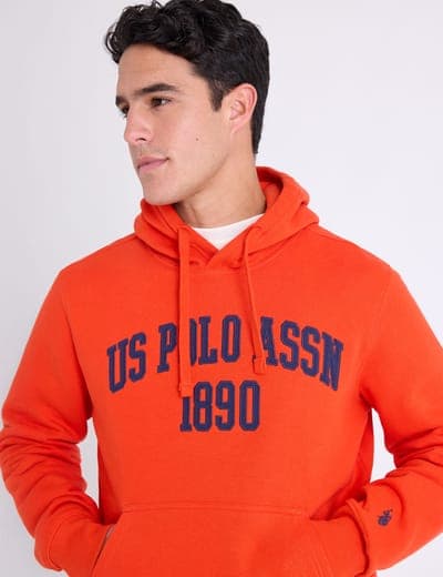 WORDMARK APPLIQUE FLEECE PULLOVER HOODIE 5