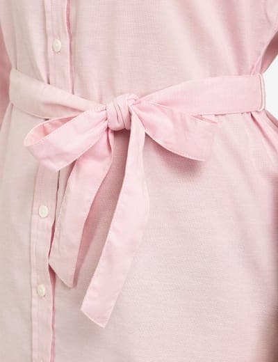 SOLID OXFORD DRESS 4