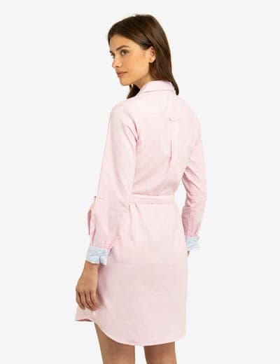 SOLID OXFORD DRESS 6