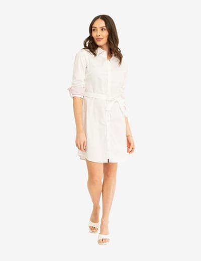 SOLID OXFORD DRESS 8