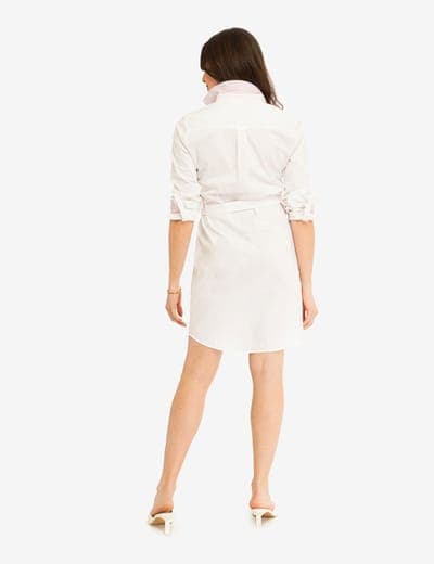 SOLID OXFORD DRESS 10