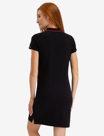 TIPPED POLO DRESS 4
