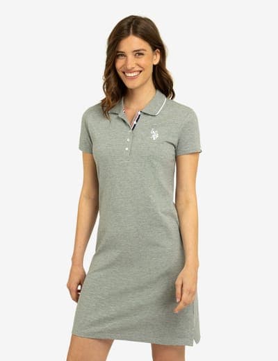 TIPPED POLO DRESS 10