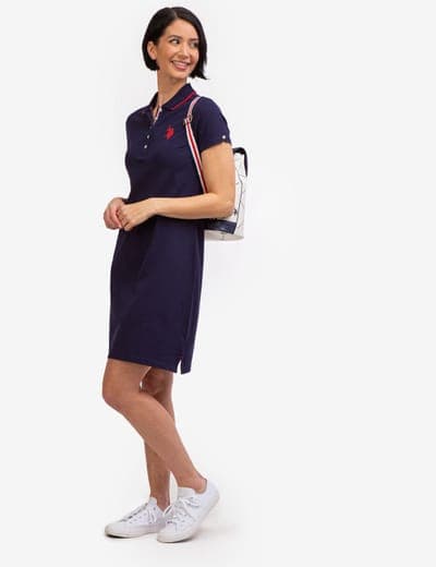 TIPPED POLO DRESS 15