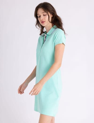 TIPPED POLO DRESS 6